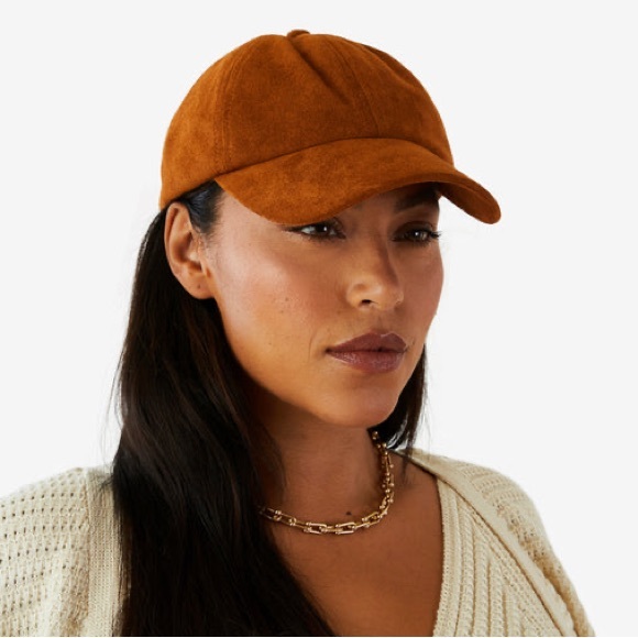 Summer & Rose Sonoran faux suede baseball cap. - Picture 1 of 11